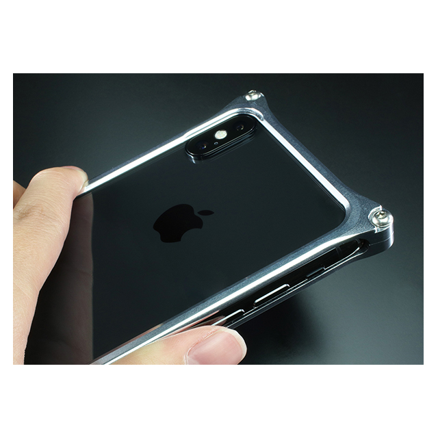 【iPhoneXS/X ケース】ソリッドバンパー (グレー)goods_nameサブ画像