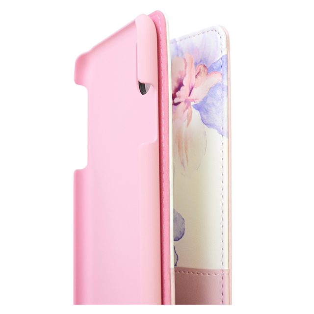 【iPhoneXS/X ケース】rienda [バイカラーフラワー/ロージー] (ピンク)サブ画像