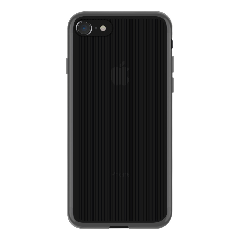 【iPhoneSE(第3/2世代)/8/7 ケース】MONOCHROME CASE for iPhoneSE(第2世代)/8/7 (Thin Stripe Black)サブ画像