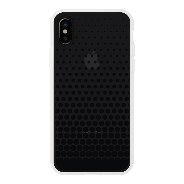 【iPhoneXS/X ケース】MONOCHROME CASE for iPhoneXS/X (Gradation Dot Black)サブ画像