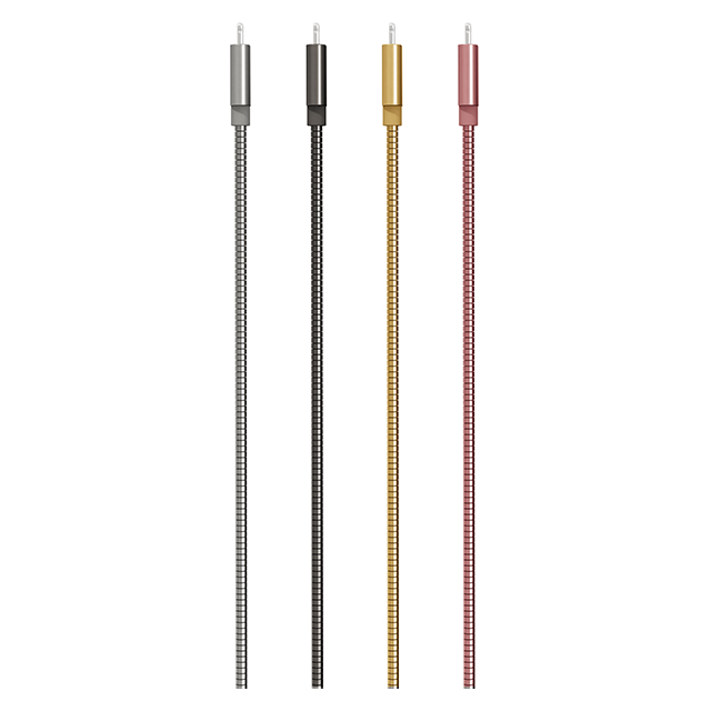 3ft Stainless Steel Lightning Cables (Gold)サブ画像