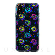 【iPhoneXS/X ケース】Hologram Clear Case (Donuts)