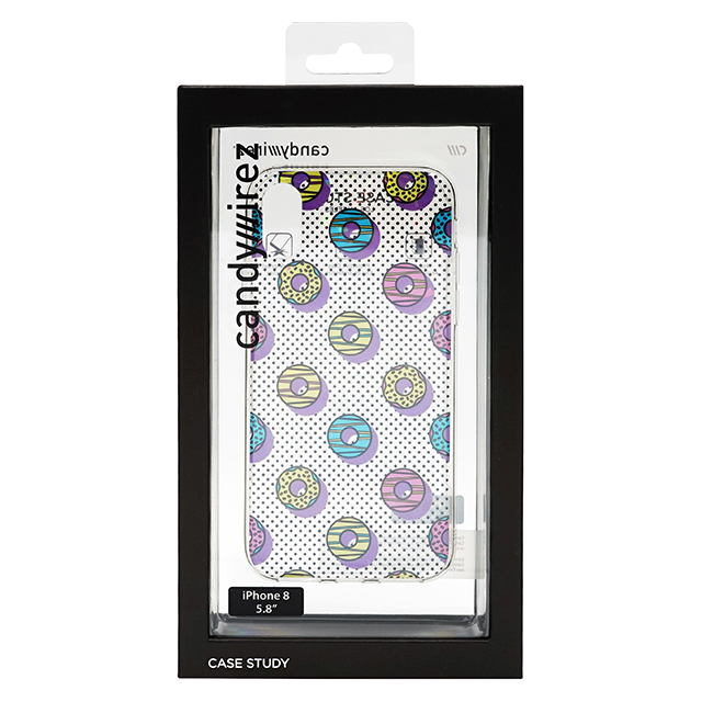 【iPhoneXS/X ケース】Hologram Clear Case (Donuts)サブ画像