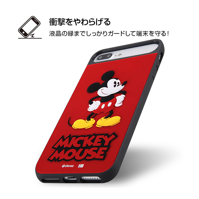 【iPhone8 Plus/7 Plus ケース】ディズニーキャラクター/耐衝撃ケース キャトル シリコン (『ミッキーマウス』_1)サブ画像