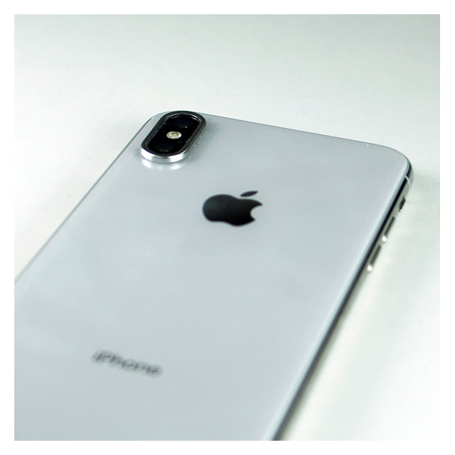 【iPhoneX】背面カメラレンズ保護リング レンズガードプロテクター (ブラック)サブ画像