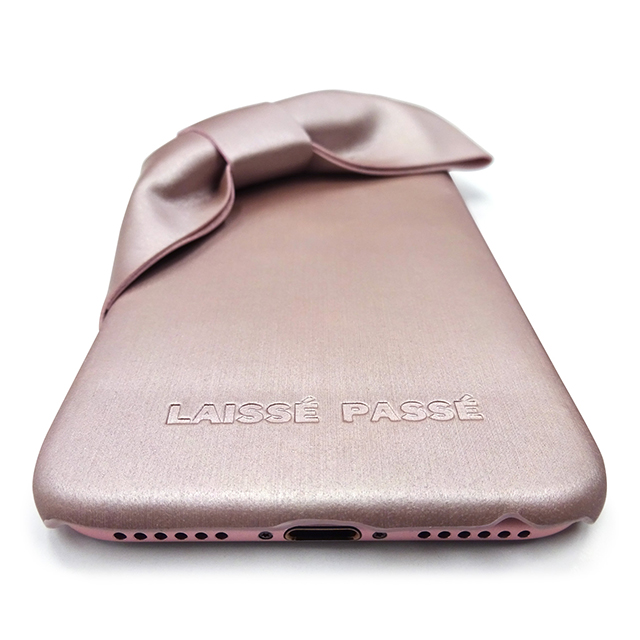 【iPhoneSE(第3/2世代)/8/7/6s/6 ケース】LAISSE PASSE 背面ケース ドレープリボン (PINK)サブ画像