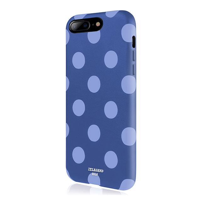 【iPhone8 Plus/7 Plus ケース】Polka PU Leather Back Case (Blue Jazz)サブ画像