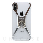 【iPhoneX ケース】X Ring (NAKED SILVE...