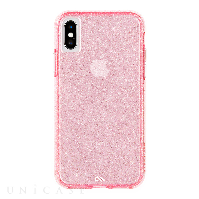 【iPhoneXS/X ケース】Sheer Crystal (Pink)