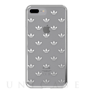【iPhone8 Plus/7 Plus ケース】Clear Case (Trefoils Silver logo)
