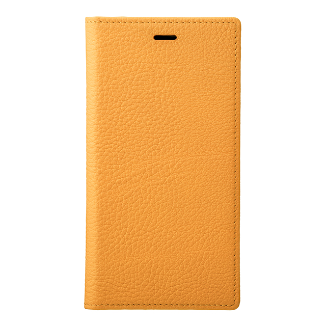 【iPhoneXS/X ケース】Shrunken-calf Full Leather Case (Yellow)サブ画像