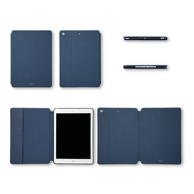 【iPad(9.7inch)(第5世代/第6世代) ケース】“EURO Passione” Book PU Leather Case (Navy)サブ画像