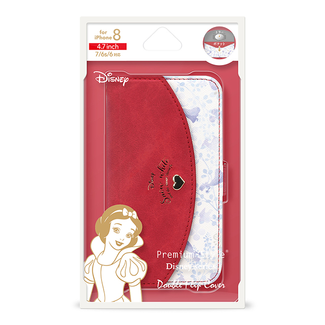 【iPhoneSE(第3/2世代)/8/7/6s/6 ケース】Disney series ダブルフリップカバー (白雪姫)goods_nameサブ画像