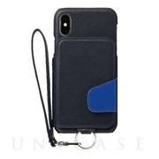 【iPhoneXS/X ケース】Leather Case (Ursula Blue)