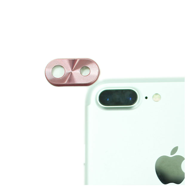 【iPhone8 Plus/7 Plus】背面カメラレンズ保護キャップ レンズガードプロテクター (ローズゴールド)サブ画像