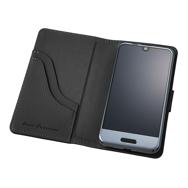 【マルチ スマホケース】”EveryCa2” Multi PU Leather Case for Smartphone M (Black)サブ画像