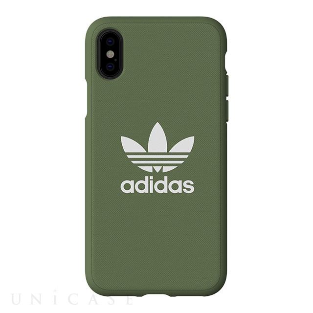 【iPhoneXS/X ケース】adicolor Moulded Case (Trace Green)