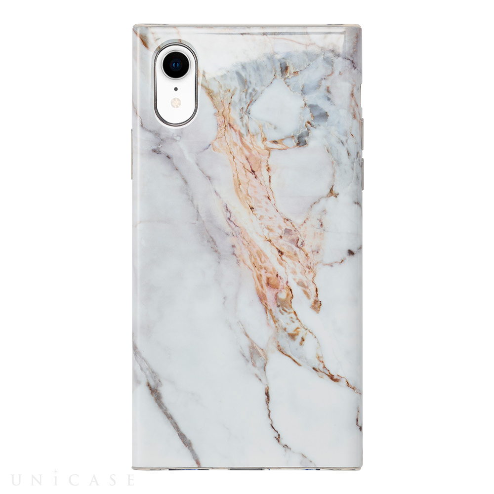 【iPhoneXR ケース】Maelys Collections Marble for iPhoneXR (White)