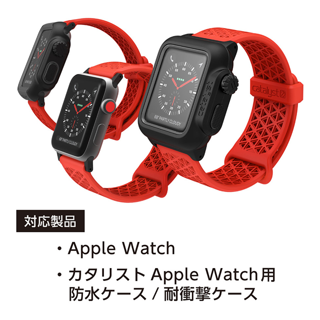 【Apple Watch バンド 44/42mm】Catalyst スポーツバンド (ステルスブラック) for Apple Watch Series4/3/2/1サブ画像