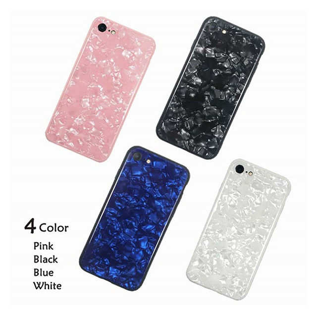 【iPhoneSE(第3/2世代)/8/7 ケース】GLASS PEARL CASE (White)サブ画像
