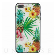 【iPhone8 Plus/7 Plus ケース】GLASS DESIGN CASE (Pineapple)