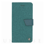 【iPhone8/7 ケース】Linen flip case (Olive)