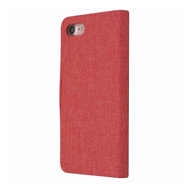 【iPhone8/7 ケース】Linen flip case (Pink)サブ画像