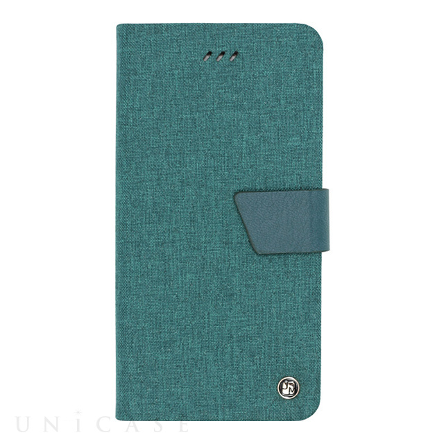 【iPhone8 Plus/7 Plus ケース】Linen flip case (Olive)