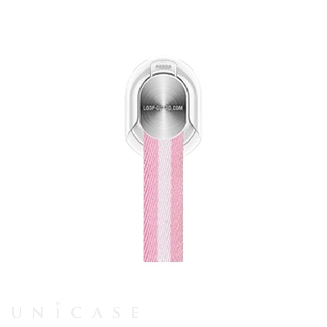 Finger Strap design (Pink Stripe)