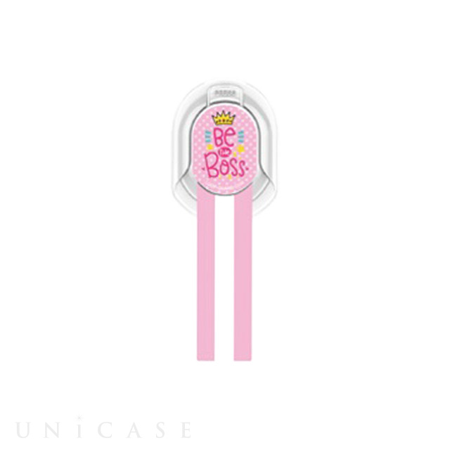Finger Strap design (Pink Crown)