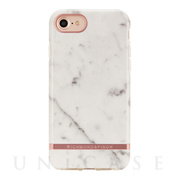 【iPhone8/7/6s/6 ケース】WHITE MARBLE - ROSE