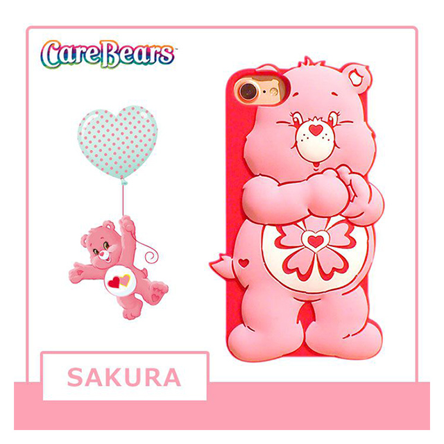 【iPhone8/7/6s/6 ケース】Care Bears シリコンケース (SAKURA BEAR)サブ画像