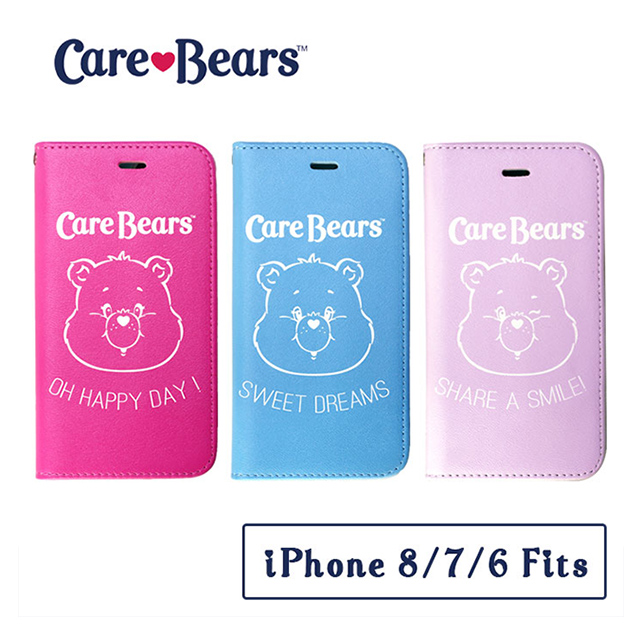【iPhone8/7/6s/6 ケース】Care Bears × ViVi ダイアリーケース (CHEER BEAR)サブ画像