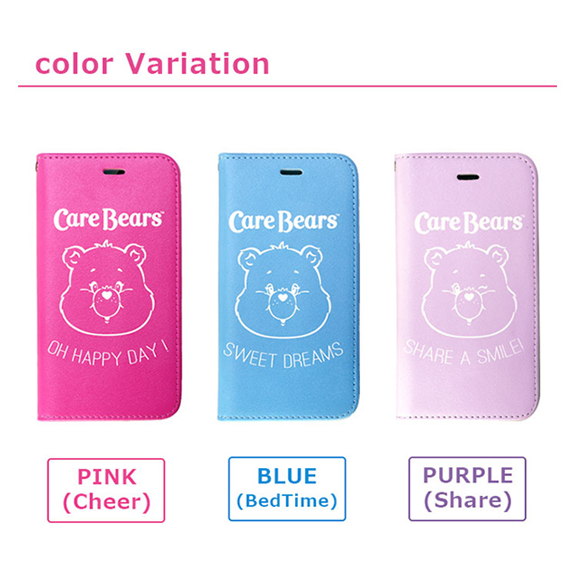 【iPhone8/7/6s/6 ケース】Care Bears × ViVi ダイアリーケース (CHEER BEAR)サブ画像