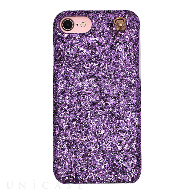 【iPhone8/7/6s/6 ケース】GLITTER CHAIN CASE (Purple)