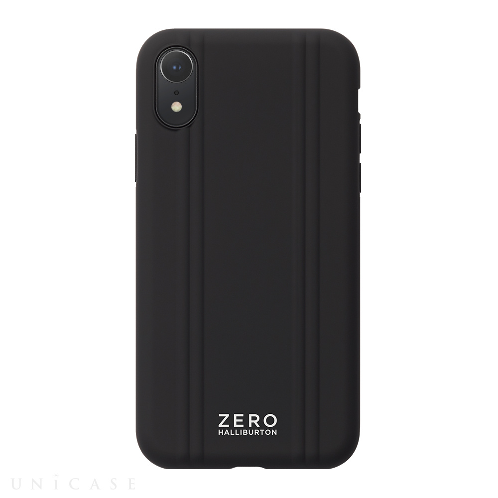 【iPhoneXR ケース】ZERO HALLIBURTON Hybrid Shockproof case for iPhoneXR (Black)