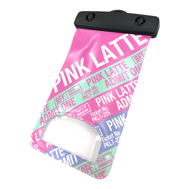 【スマホポーチ】PINK-latte 防水ポーチ (ADMIT ONE/ピンク)サブ画像