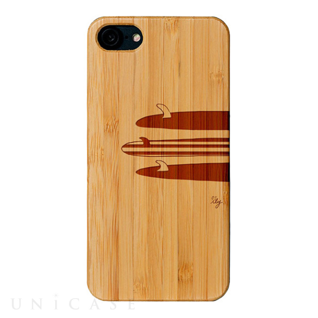 【iPhone8/7 ケース】ily drawing (SIMPLE 3 SURFBOARDS MONO)