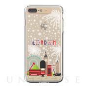 【iPhone8 Plus/7 Plus ケース】Soft Lighting Clear Case Landmark London (ゴールド)