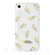 【iPhoneSE(第3/2世代)/8/7 ケース】Flower Pattern Style Case Jelly (ブラックアイドスーザン)
