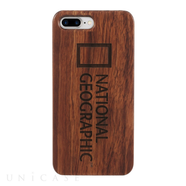 【iPhone8 Plus/7 Plus ケース】Nature Wood (ローズウッド)
