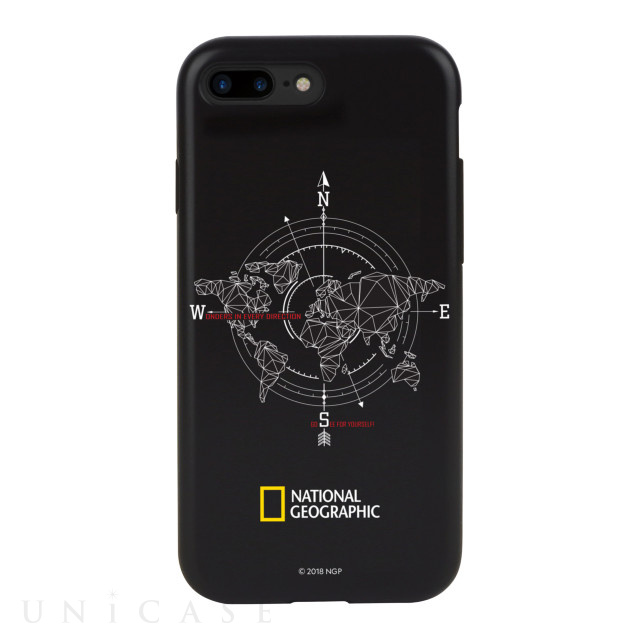 【iPhone8 Plus/7 Plus ケース】Compass Case Double Protective (ブラック)