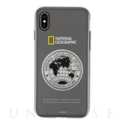 【iPhoneXS/X ケース】Global Seal Metal-Deco Case (グレー)