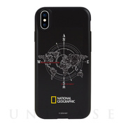 【iPhoneXS/X ケース】Compass Case Double Protective (ブラック)
