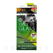 【iPhone11/XR フィルム】[FLEX 3D]Gorillaガラス 複合フレームガラス (ブラック)