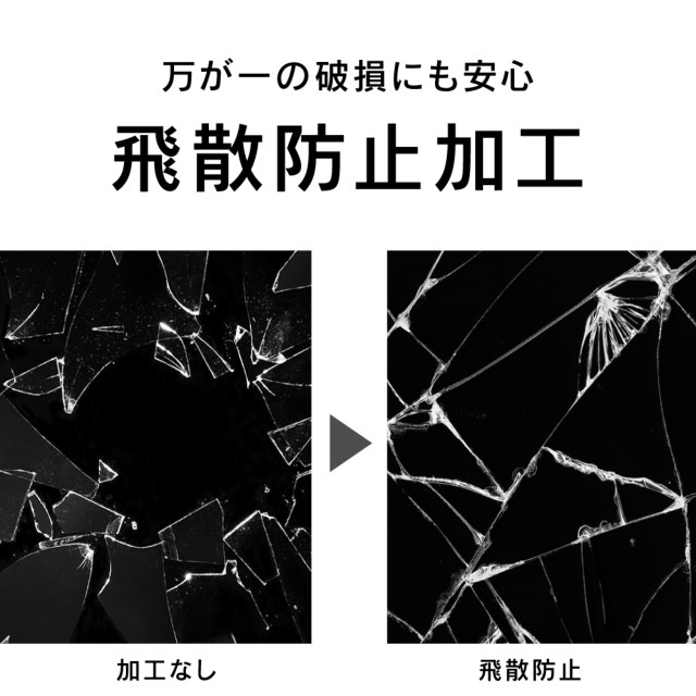 【iPhoneXS Max フィルム】ブルーライト低減 液晶保護強化ガラス (光沢)サブ画像