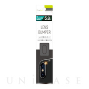 【iPhoneXS】[Lens Bumper]カメラレンズ保護アルミフレーム (ブラック)