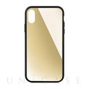 【iPhoneXR ケース】[GLASSICA]背面ガラスケース (Mirror Glass/ミラーゴールド)