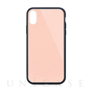 【iPhoneXR ケース】[GLASSICA]背面ガラスケース (ピンク)