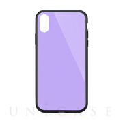 【iPhoneXR ケース】[GLASSICA]背面ガラスケース (パープル)